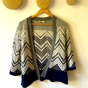 Moth Women Geometric Pattern Cardigan Size XS